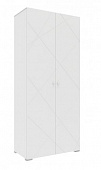 Шкаф комбинированный Абрис 2х дверный 332.22.01 (Белый глянец)