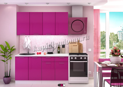 Шкаф нижний ШН3Я 600 Кухня Ксения (Виолетта глянец)