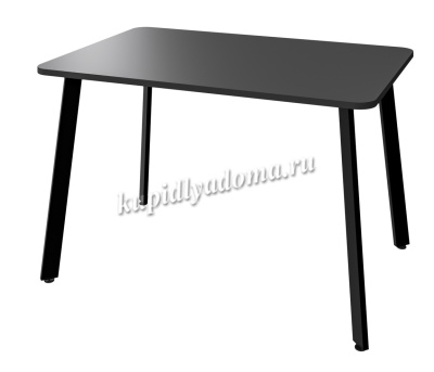 Стол обеденный Плаза-2 (Черный/Графит) 